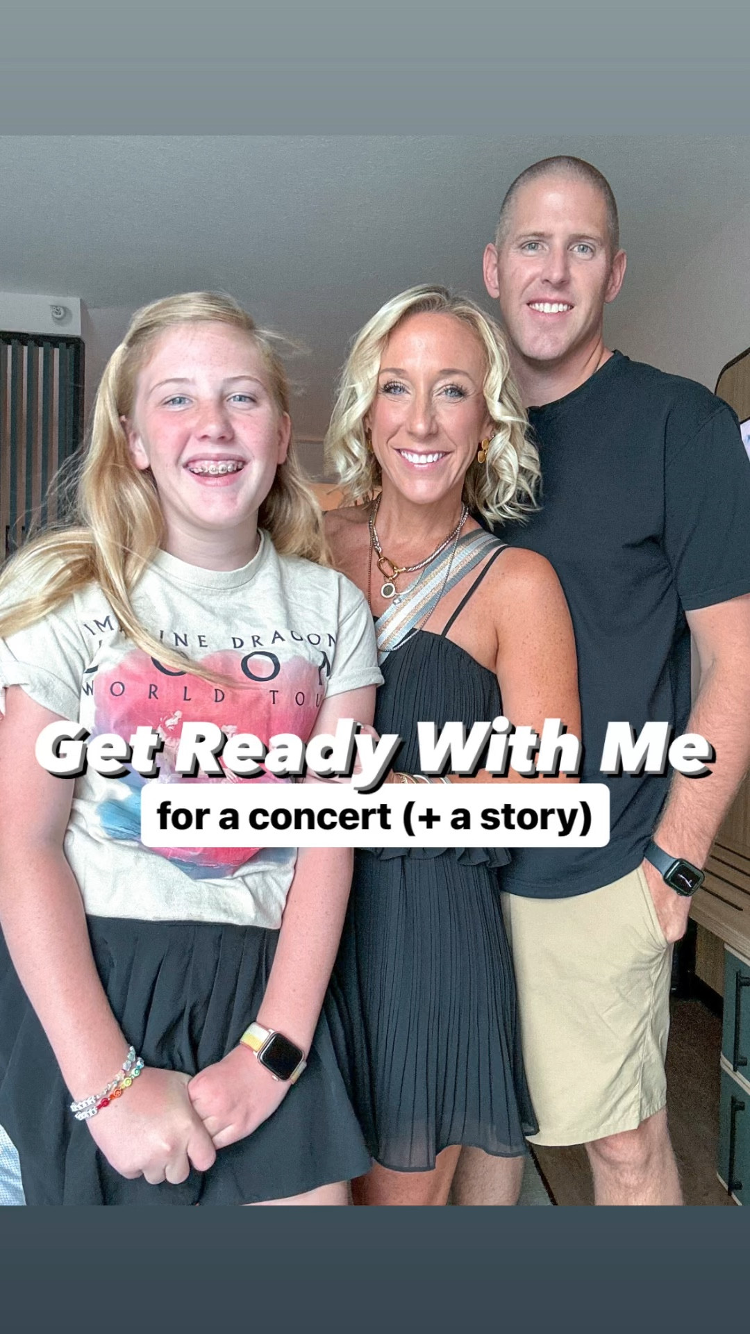 Imagine Dragons concert outfit:
• romper - size small. 
• shoes (both hers and mine) - tts. 
• Imagine Dragons tee (hers) - size small. 
• her shirt - size small  

#LTKFamily #LTKFindsUnder50 #LTKStyleTip