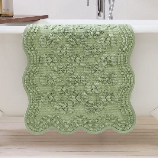 Thistle Jacquard Bath Mat | West Elm (US)