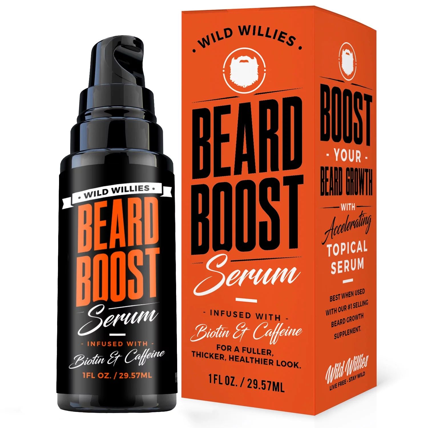 Wild Willies Beard Growth Serum With Biotin & Caffeine, 1 Oz. - Walmart.com | Walmart (US)