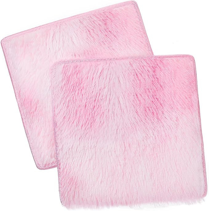 School Locker Rugs, Tie-dye 12 Inch Square Locker Decorations for Girls, Soft Fluffy Faux Fur Are... | Amazon (US)