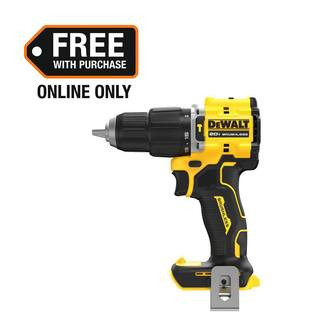 DEWALT ATOMIC 20-Volt MAX Brushless Cordless 1/2 in. Hammer Drill (Tool-Only) DCD799B - The Home ... | The Home Depot