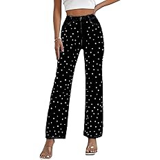 Kedera Women's High Waisted Jeans Boyfriend Baggy Wide Straight Leg Casual Denim Pants Trousers | Amazon (US)