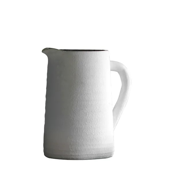 Cedar & Sage Stenson White Jug Vase | Dunelm
