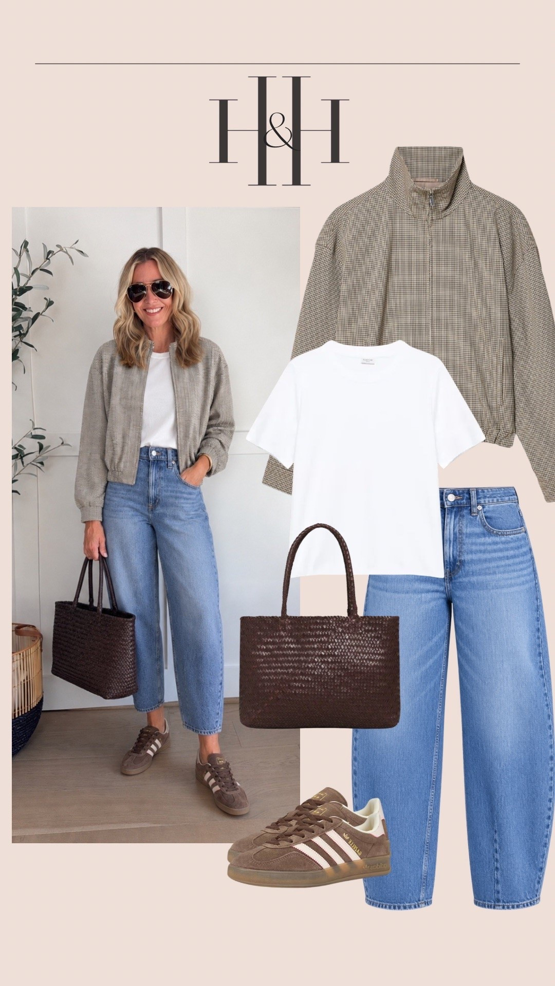 One of those outfits that makes the switch into fall feel easy. I love the lightweight jacket with relaxed denim, a simple white tee, brown sneakers, and woven tote for an everyday look that works while it’s still warm out.

fall outfit idea, transitional outfit, lightweight jacket, barrel jeans, white tee, brown sneakers, woven tote, casual fall style, everyday outfit, fall fashion, denim outfit, hauteandhumid

#LTKootd #LTKSeasonal #LTKOver40