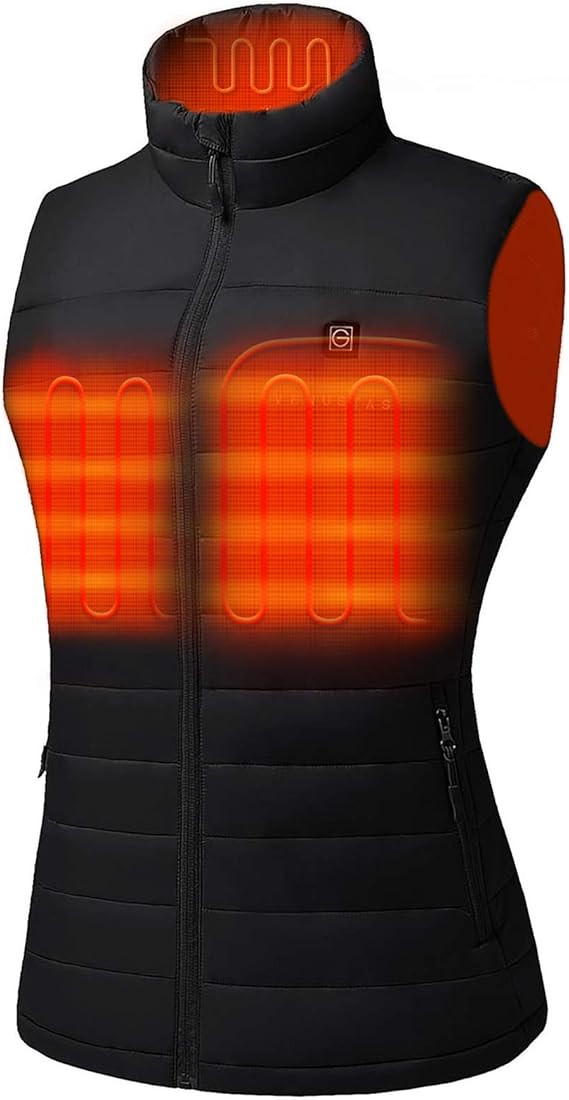 Venustas Women's Heated Vest with Battery Pack 5V, YKK Zippers and Water&Wind Resistant | Amazon (US)