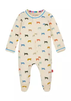 Magnetic Me Baby Boys Le Tigre Printed Footie Pajamas | Belk