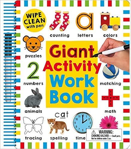 Wipe Clean: Giant Activity Workbook (Wipe Clean Activity Books) | Amazon (US)