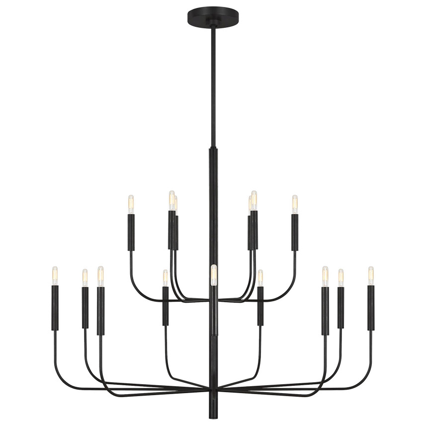 Brianna Large Two-Tier Chandelier | Visual Comfort