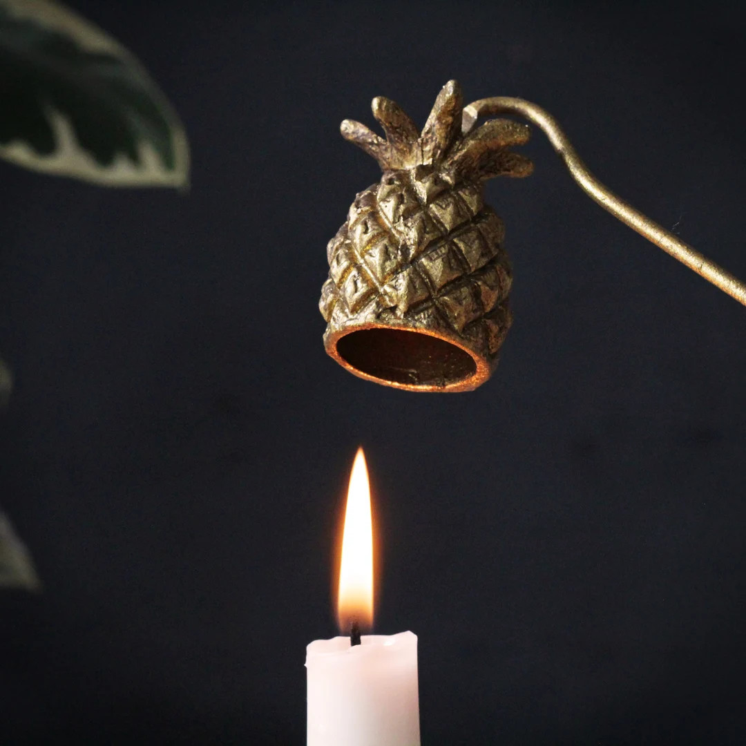 Gold Pineapple Candle Snuffer - Etsy | Etsy (US)
