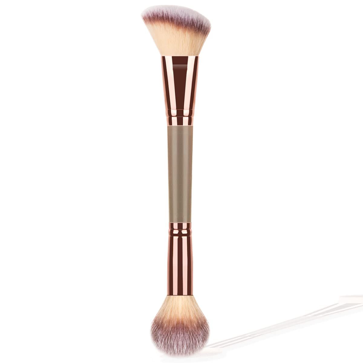KINGMAS Foundation Makeup Brush, Double-ended Angled/Round Top Contour Makeup Brush for Blending ... | Amazon (US)