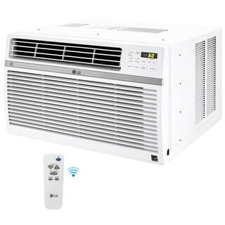 LG Electronics 8,000 BTU Window Smart (Wi-Fi) Air Conditioner with Remote, ENERGY STAR in White-L... | The Home Depot