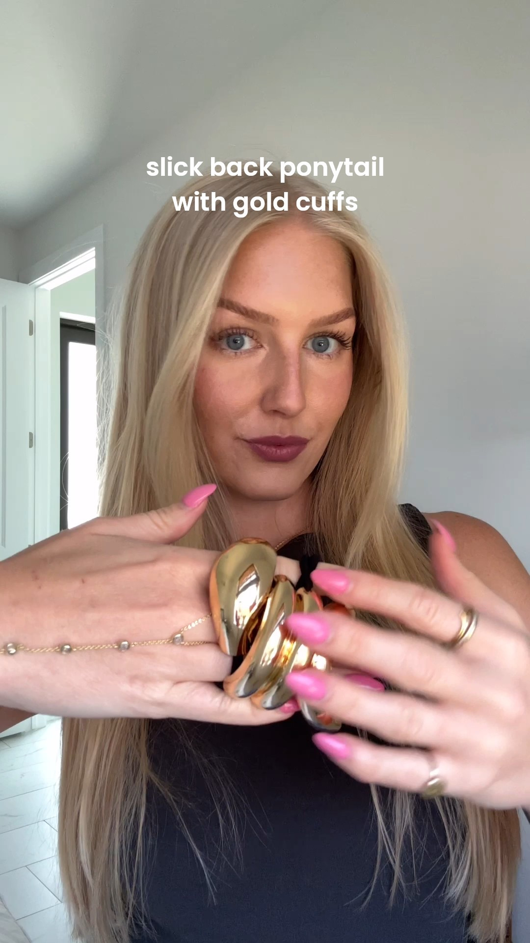 slick back ponytail with gold cuffs!✨

#LTKStyleTip #LTKBeauty