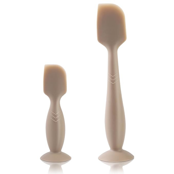 Diaper Cream Spatula, 2 Pack Butt Spatula Baby, Full-Size + Mini Silicone Diaper Cream Applicator... | Amazon (US)