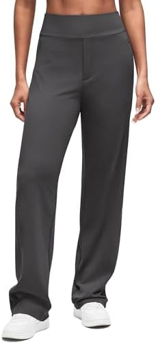 G4Free ShiftReady Women Dress Yoga Pants with Hidden Zipper Pockets High Waist Work Trousers Peti... | Amazon (US)