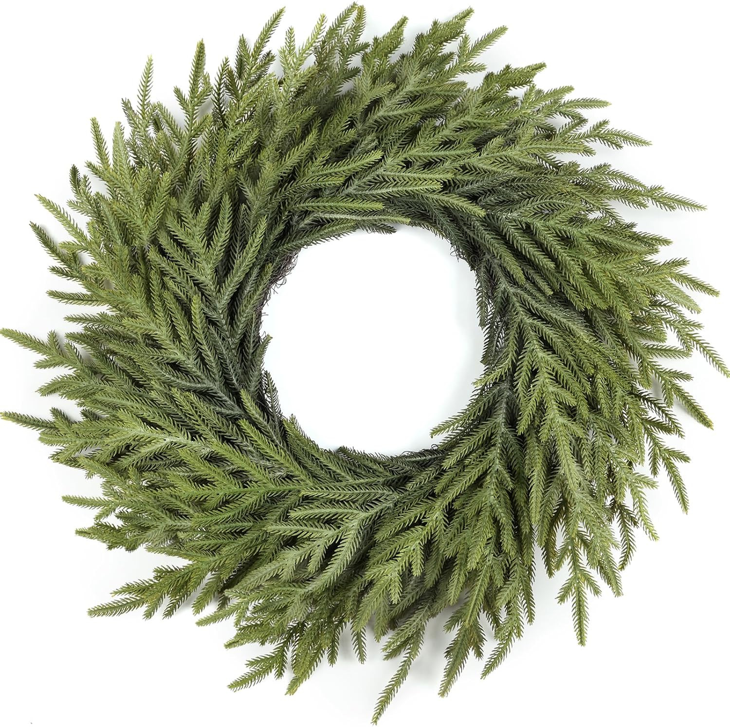 Artgar 26 Inch Pine Wreath - Christmas Wreaths for Front Door - Real Touch Pine Wreath - Large Ar... | Amazon (US)