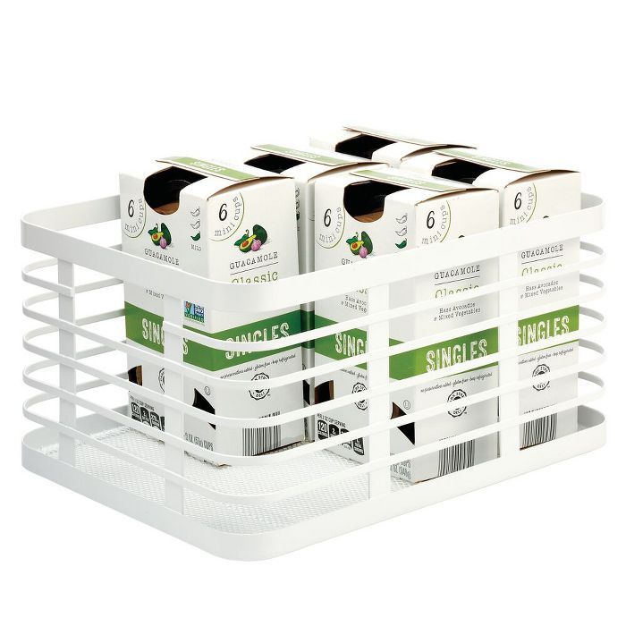 mDesign Metal Wire Food Organizer Storage Bin- 3 Pack | Target