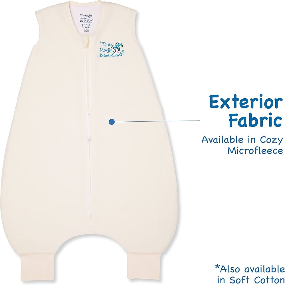 Baby Merlin's Magic Dream Sack Walker - Microfleece Baby Wearable Blanket - Cream - Baby Sleep Sack  | Amazon (US)