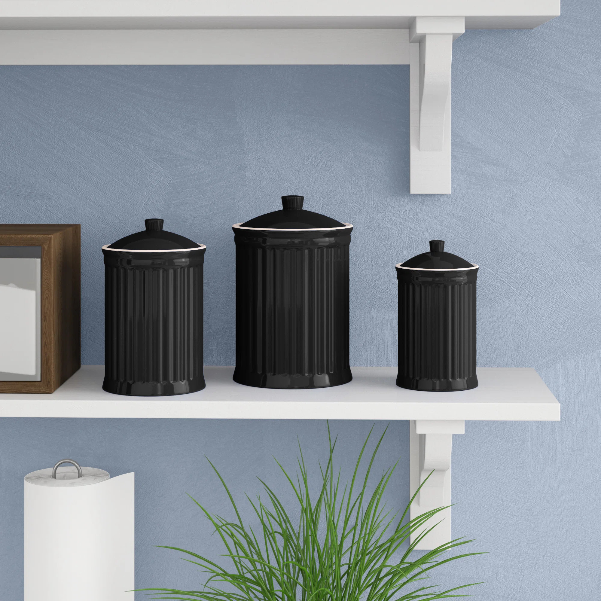 Simsbury 3 Piece Canister Set | Wayfair North America