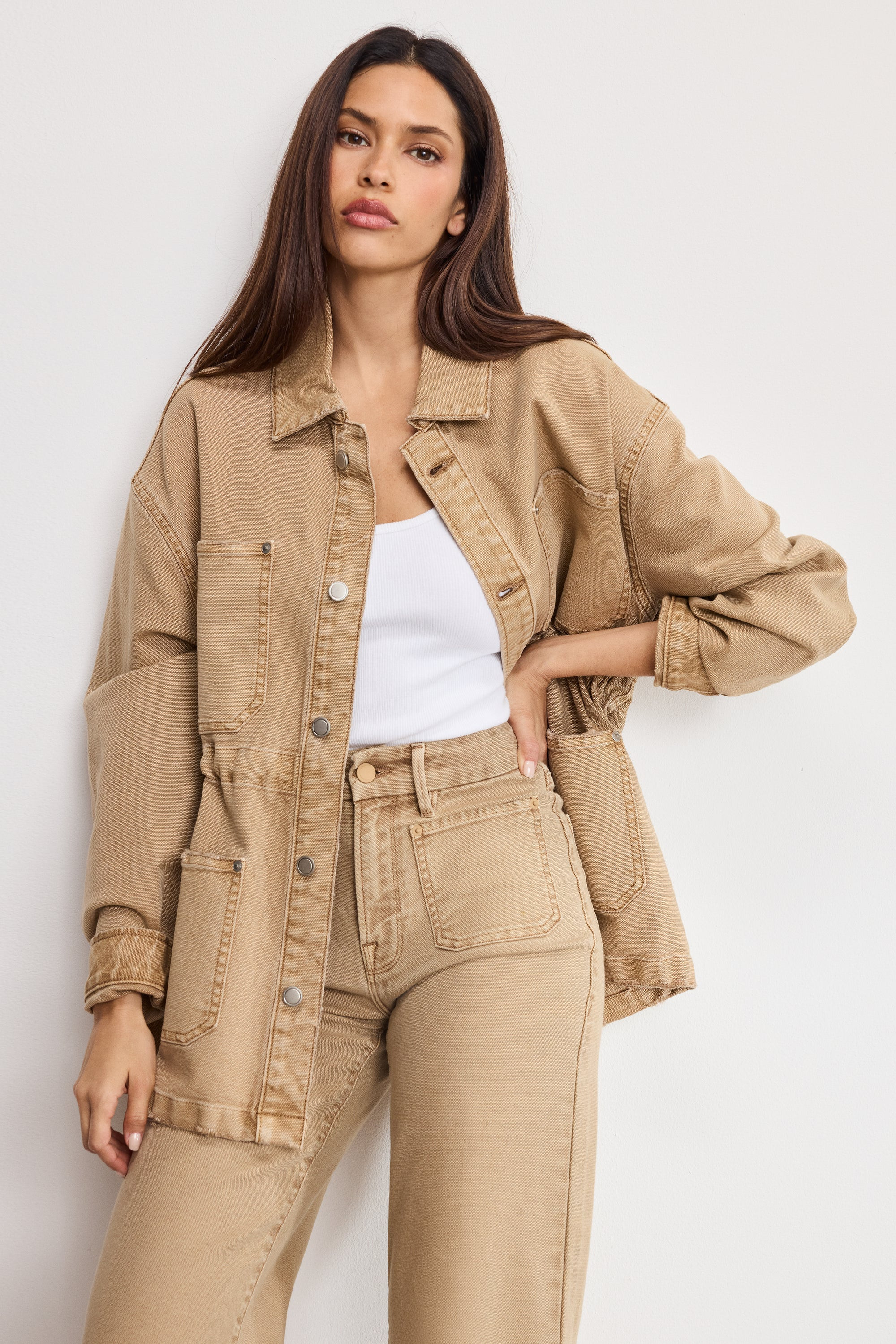 CANVAS JACKET | GOOD KHAKI001 - GOOD AMERICAN | Good American