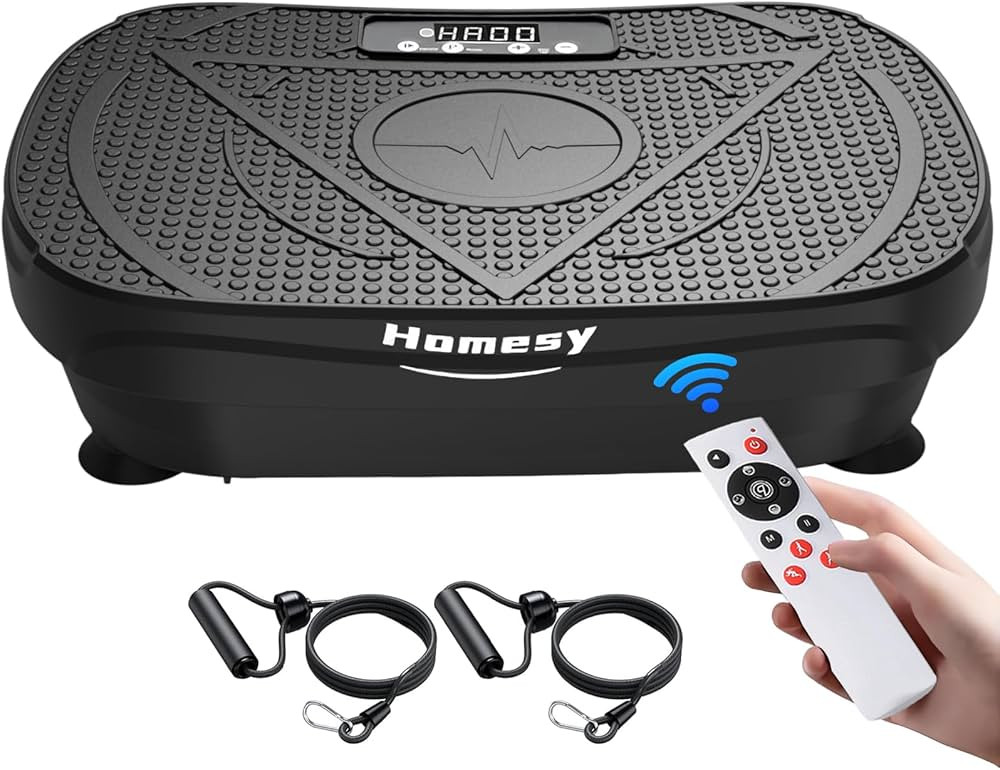 Homesy Vibration Plate Exercise Machine, Vibrating Plate for Lymphatic Drainage, Full Body Shake ... | Amazon (US)