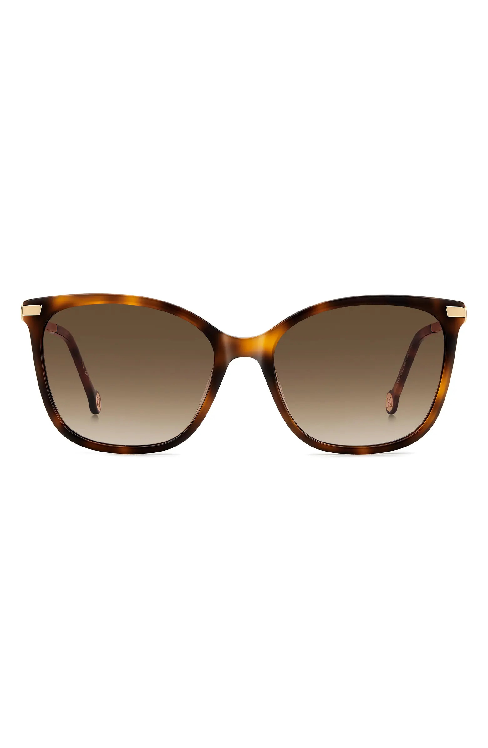 55mm Gradient Rectangular Sunglasses | Nordstrom