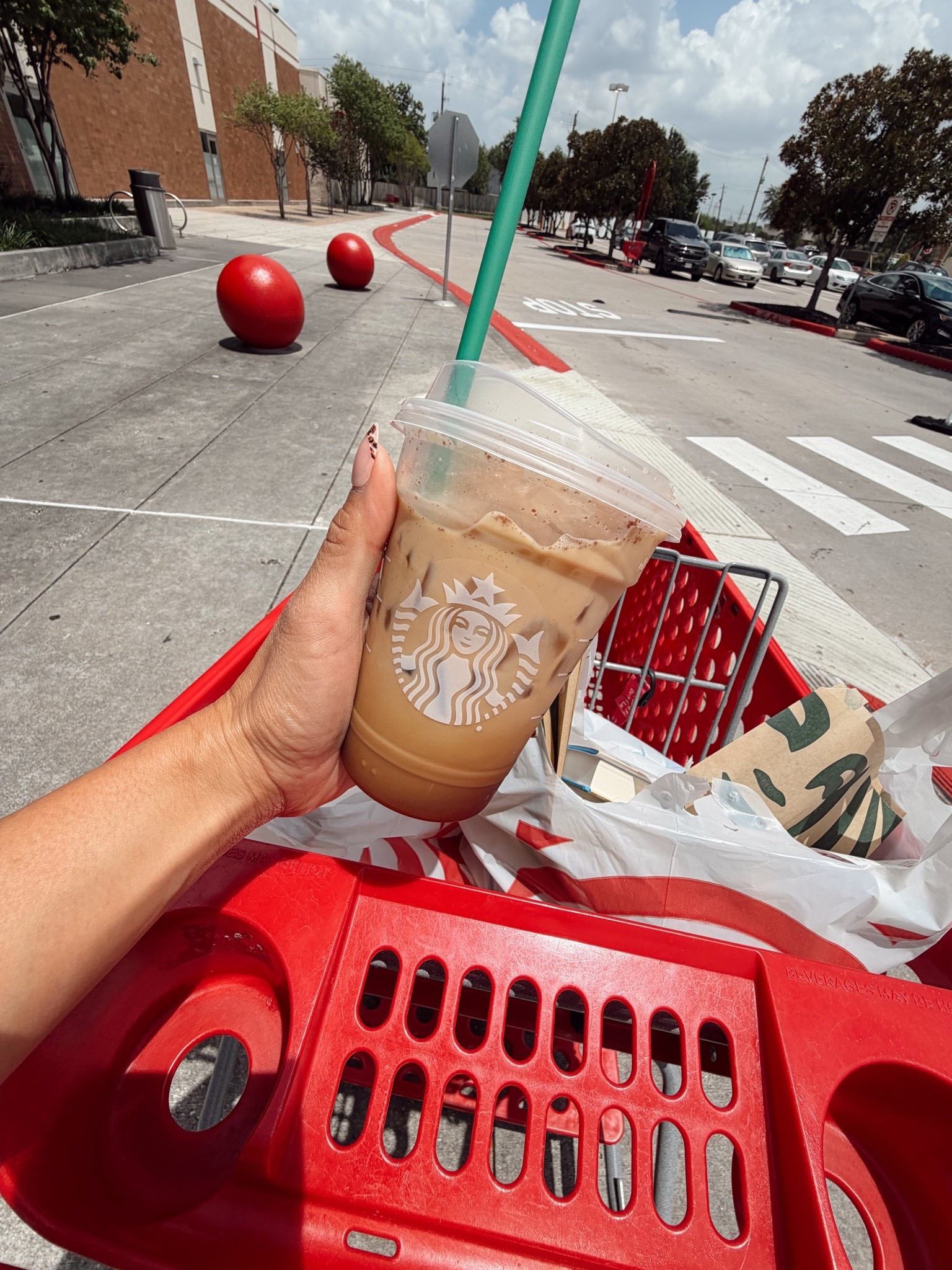 #ad Sometimes self-care looks like a @starbucks Iced Shaken Espresso and 5 uninterrupted minutes in the @Target  parking lot. 😂☕️🤎  

#targetpartner #target #starbuckscreator

https://on.ltk.com/+m5sPb7AdPhEkR2vQaqoVrw