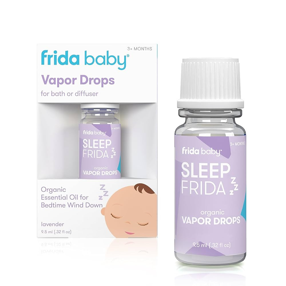 Frida Baby Natural Sleep Vapor Bath Drops, Lavender Essential Oil Bath Drops for Bedtime, Relaxin... | Amazon (US)