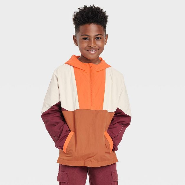 Boys' Quarter Zip Colorblock Jacket - Cat & Jack™ | Target