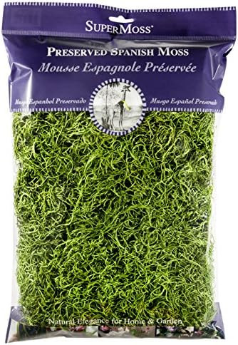 SuperMoss (26912) Spanish Moss Preserved, Grass, 8oz (200 cubic inch) | Amazon (US)
