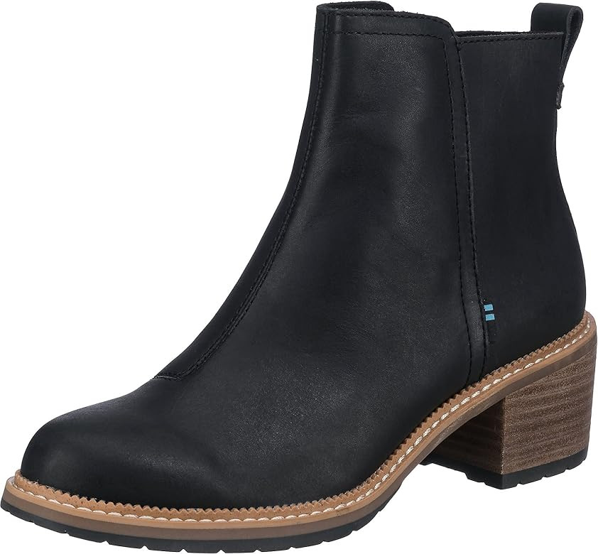TOMS Women's Marina Leather Bootie | Amazon (US)