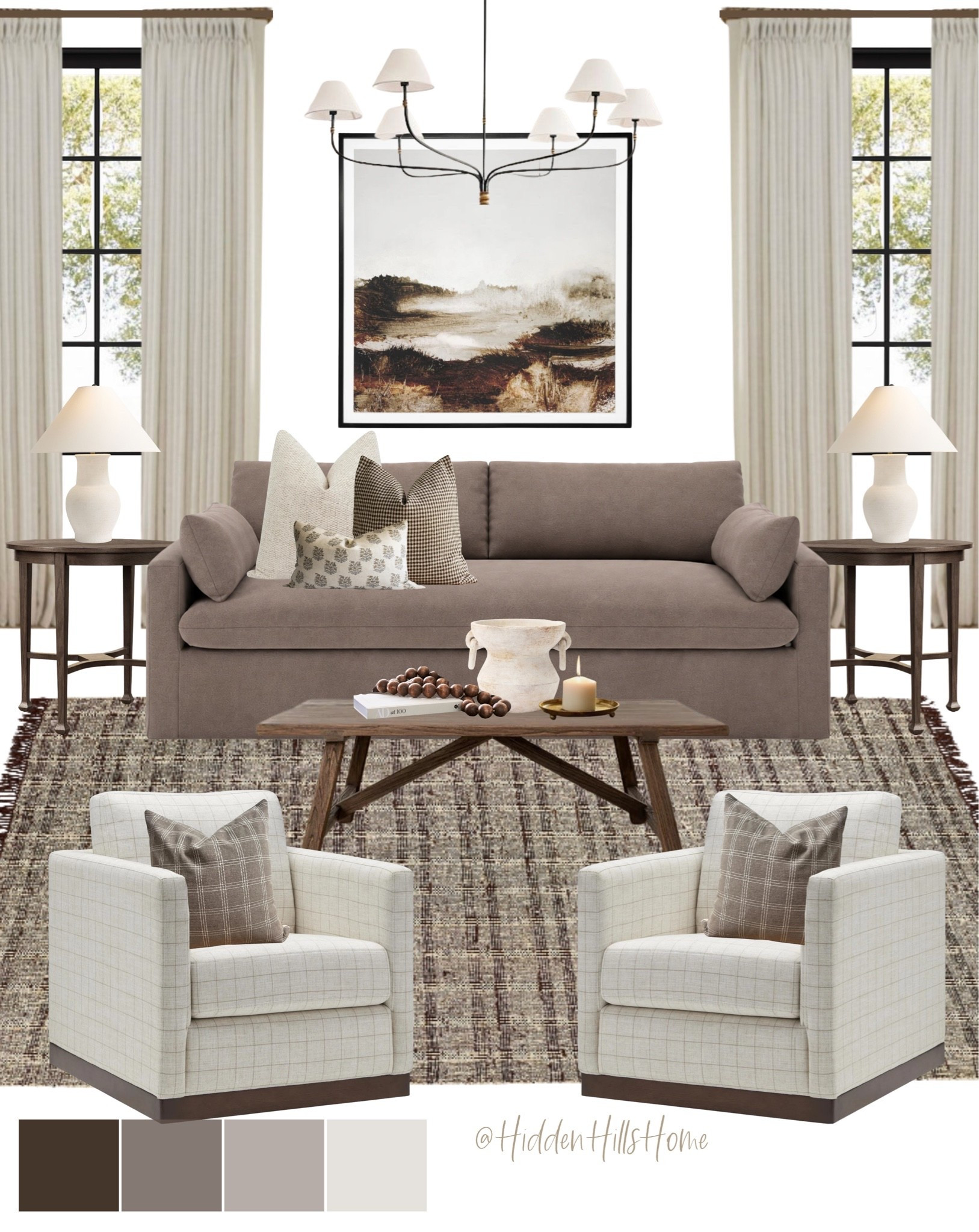 Living room decor mood board, living room design ideas, home decor inspiration, living room rug, living room coffee table, e-design, living room studio McGee inspired

#LTKHome #LTKSaleAlert #LTKSeasonal