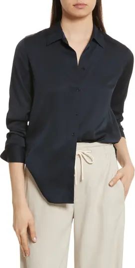 Slim Silk Blouse | Nordstrom