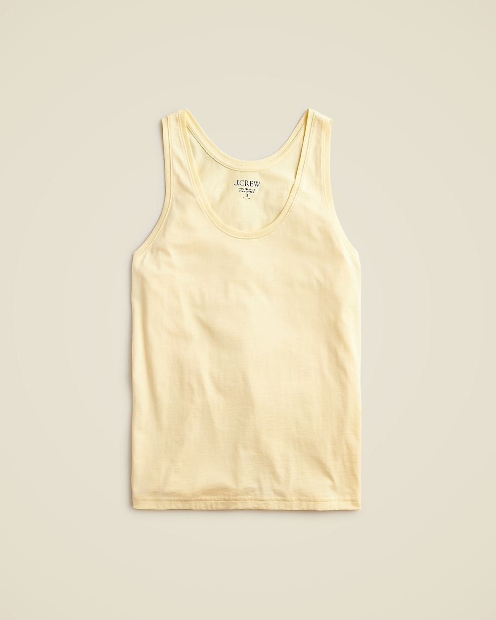 Pima cotton scoopneck tank top | J. Crew US