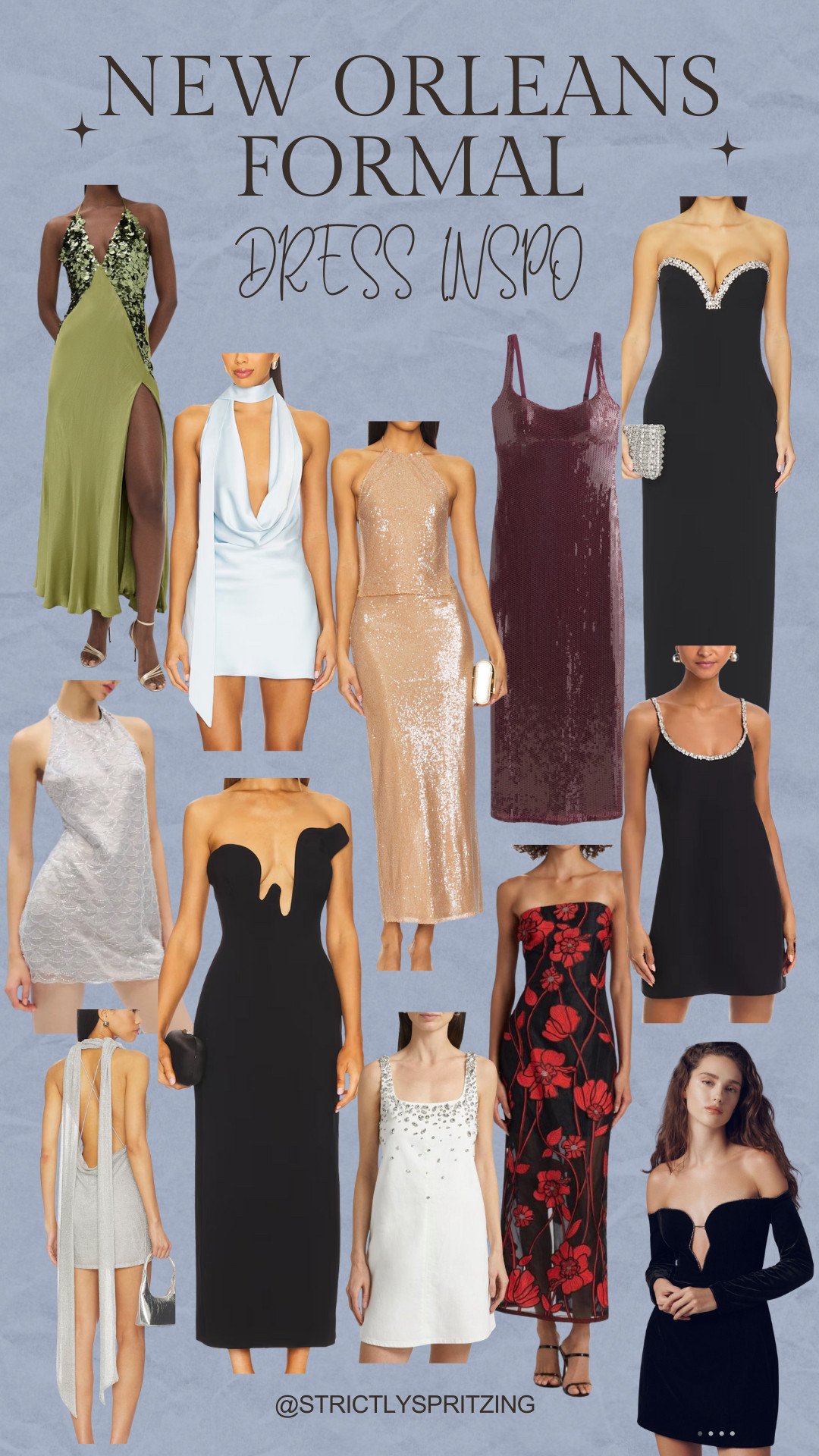 New Orleans Formal Dress Inspiration! Lot of these would be great for a formal New Years Eve party or winter weddings as well.

I tried to find dresses across a variety of budgets, so there's a lot of options that are under $150.  

 #LTKHoliday #LTKSeasonal #LTKWedding