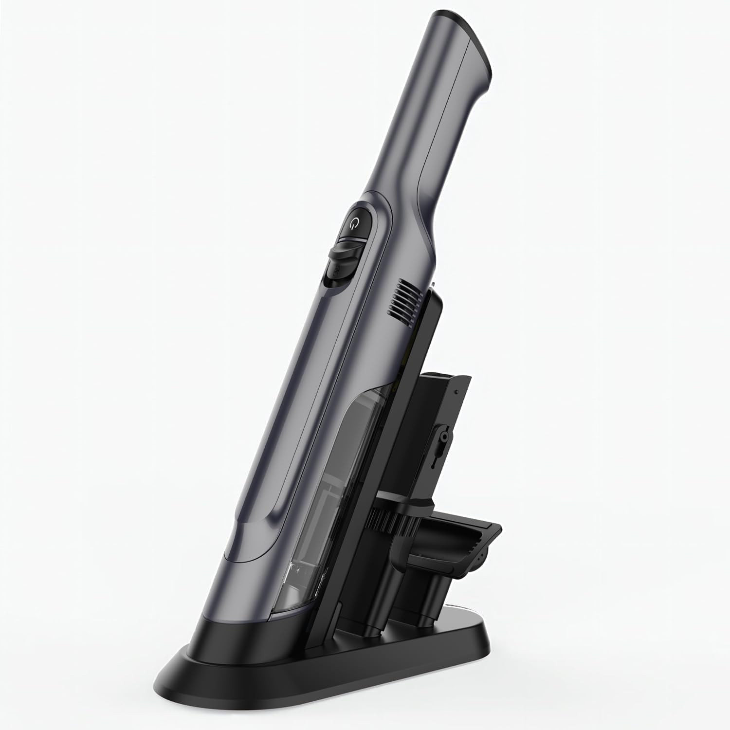 Handheld Vacuum Cordless, Lightweight 1.4lb with Powerful Suction, Charging Dock, Single Touch Empty and Detachable Dust Cup, Portable Mini Car Vac for Home Office and Pet Hair (Stardust Silver) | Amazon (US)