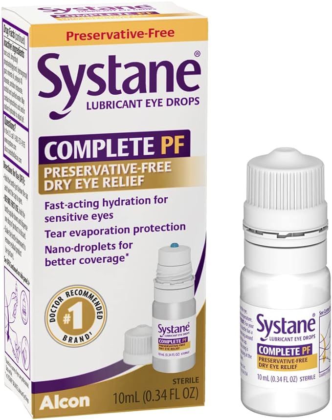 Systane COMPLETE PF Multi-Dose Preservative Free Dry Eye Drops 10ml | Amazon (US)