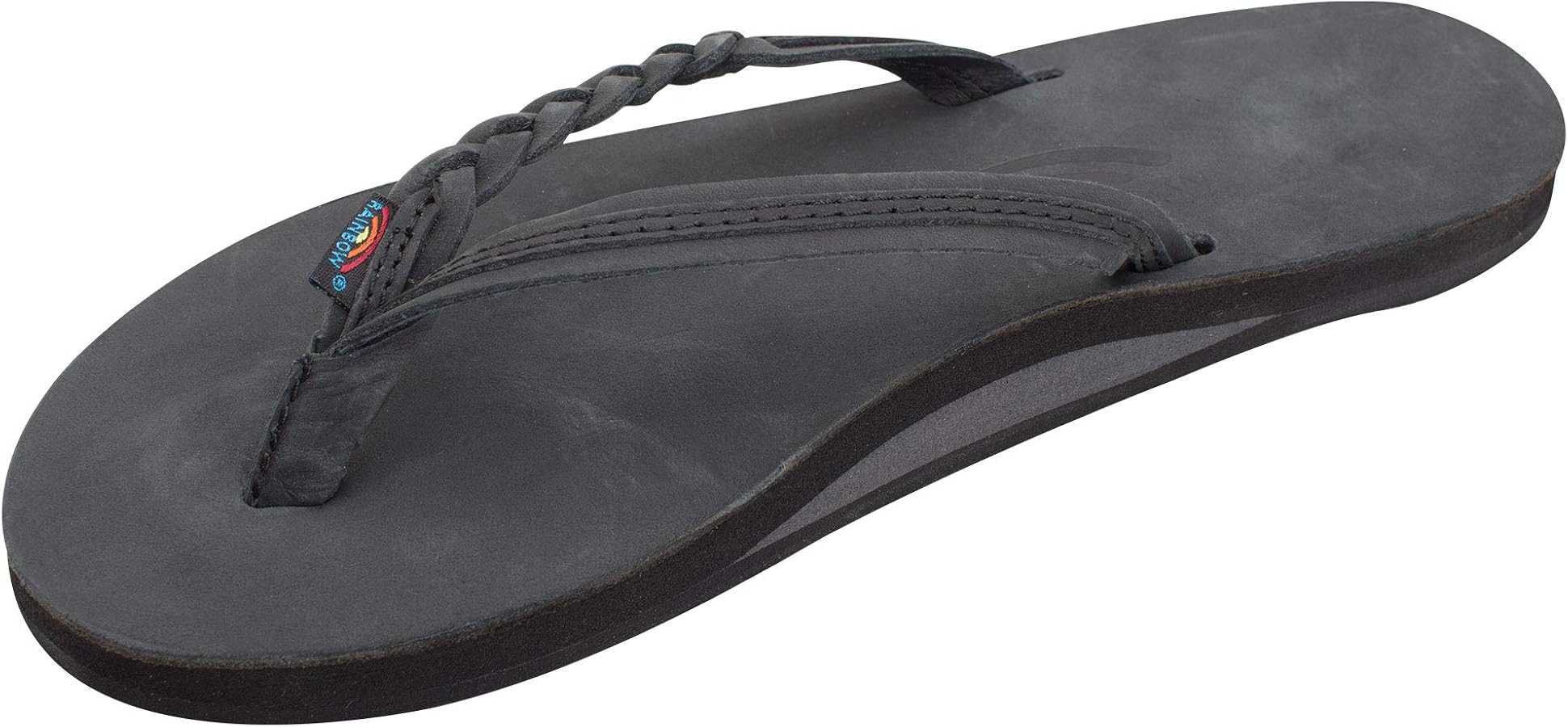 Rainbow Sandals Women’s Flirty Braidy Premier Leather w/Single Braided Strap | Amazon (US)