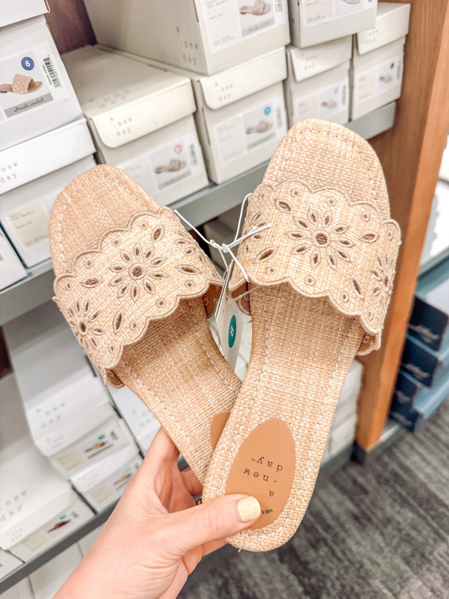Eyelet detail flats ! 

#LTKSeasonal #LTKSaleAlert