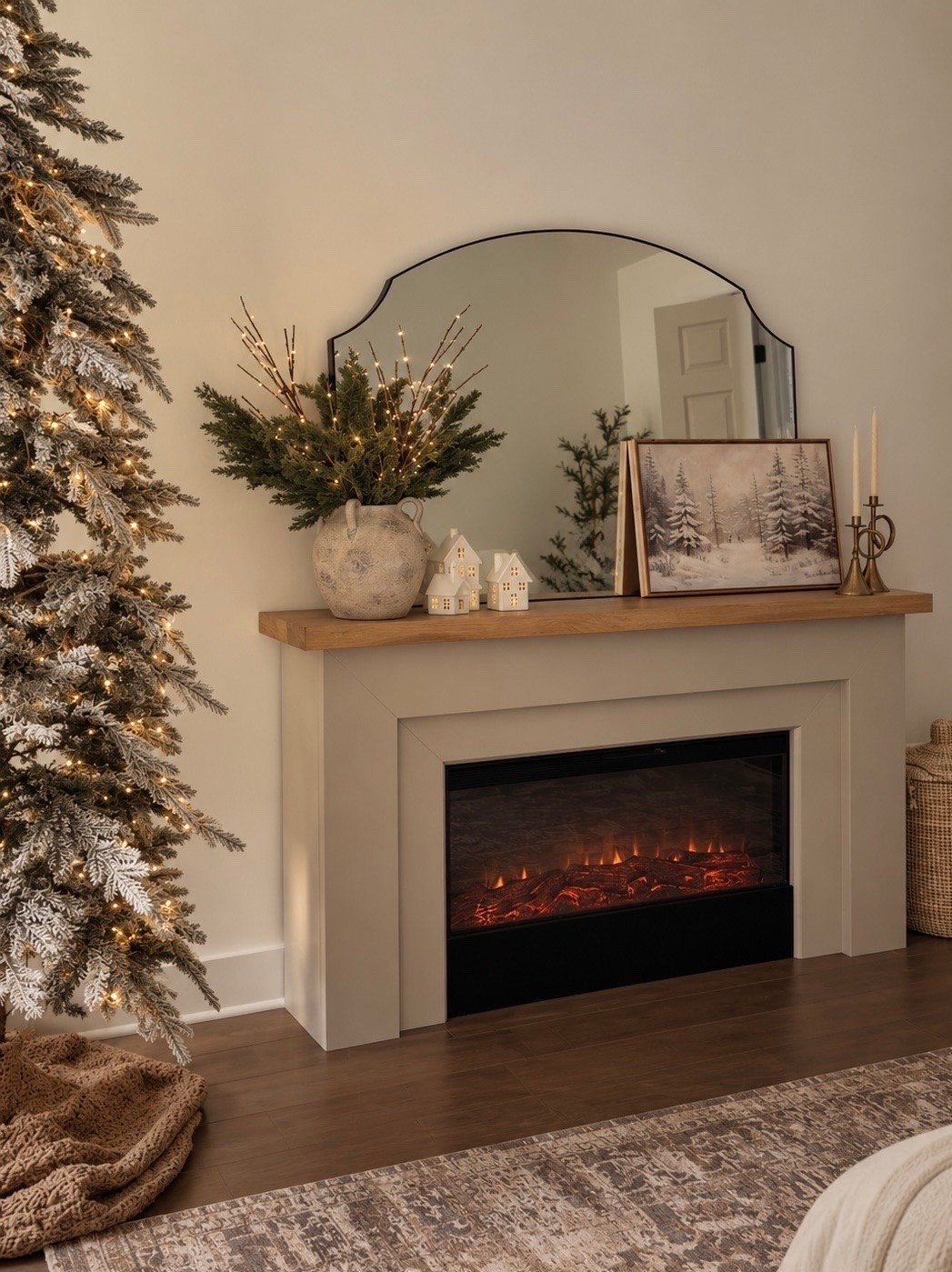 #ad ❤️I’m officially entering my cozy Christmas era thanks to @Wayfair ! These timeless decor accents help bring my favorite season to life and truly make it feel like home for the holidays!! 

This Christmas tree sold out last year, so if you’re on the hunt for an affordable pre-lit flocked tree grab this one while you can! 

#wayfair #WayfairPartner

#LTKHome #LTKSaleAlert #LTKSeasonal