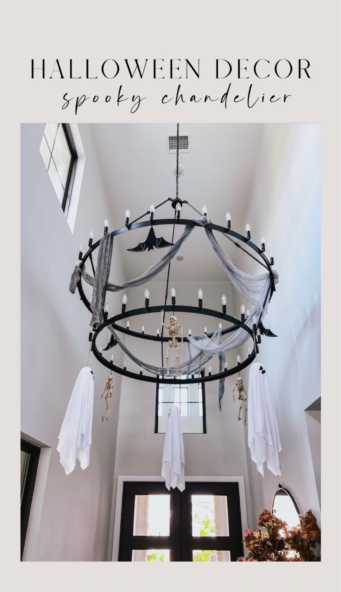 Halloween chandelier decor! 

#LTKhome #LTKHalloween #LTKSeasonal