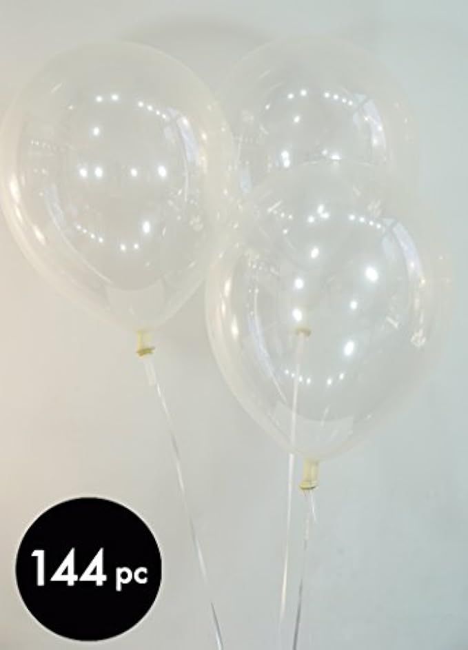 Celebrity 12" Latex Balloons (Pack of 144), Decorator Clear | Amazon (US)
