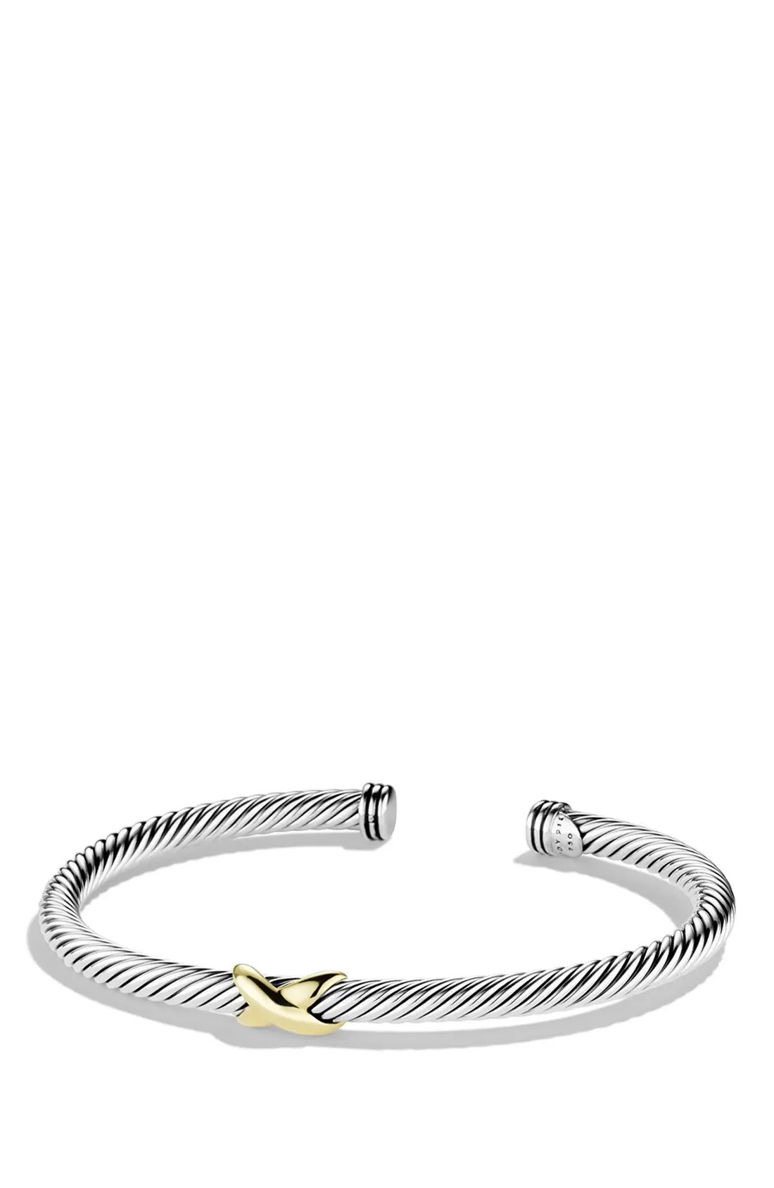 David Yurman 'X' Bracelet with Gold | Nordstrom