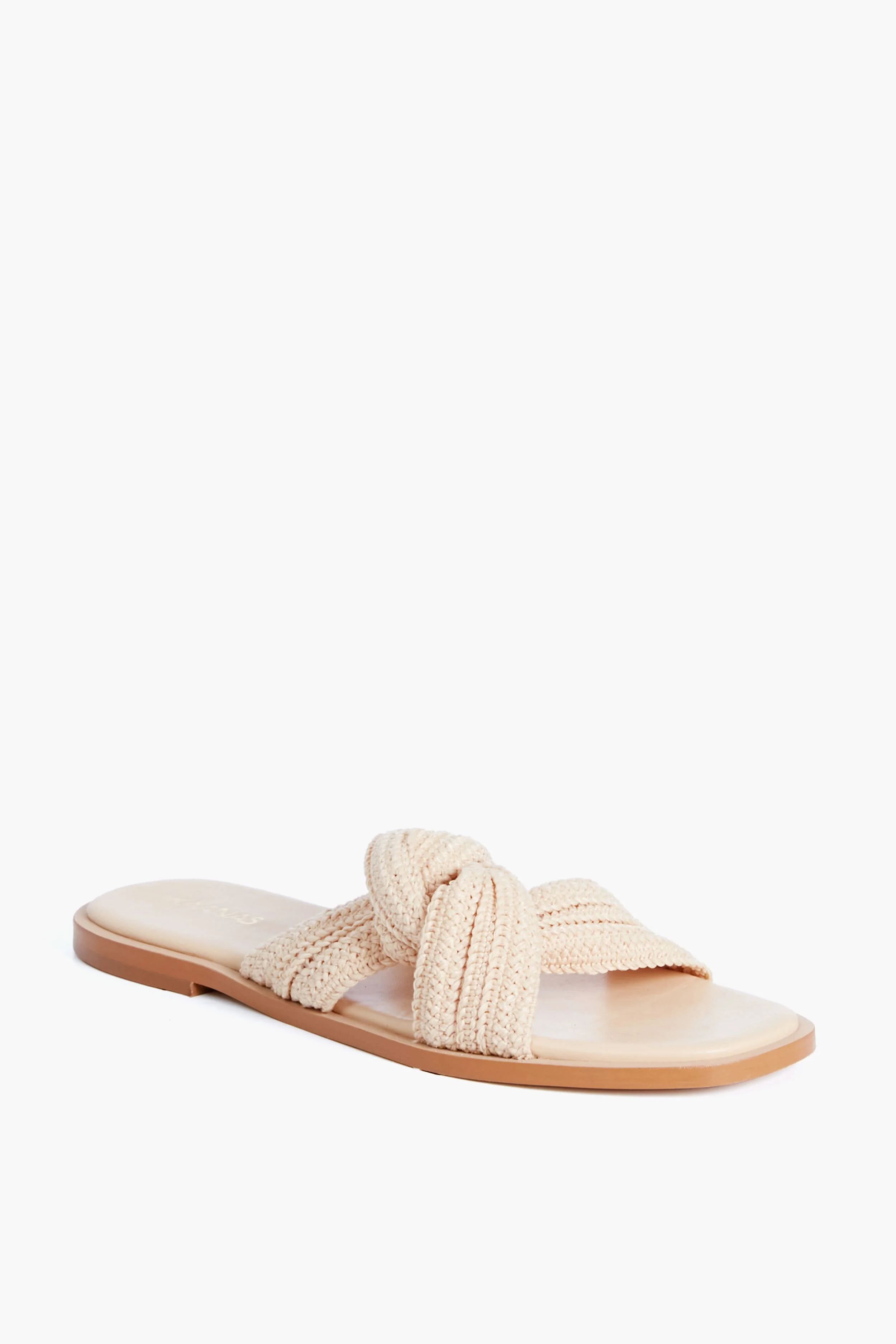 Vanilla Uvita Textured Wrap Sandals | Tuckernuck (US)