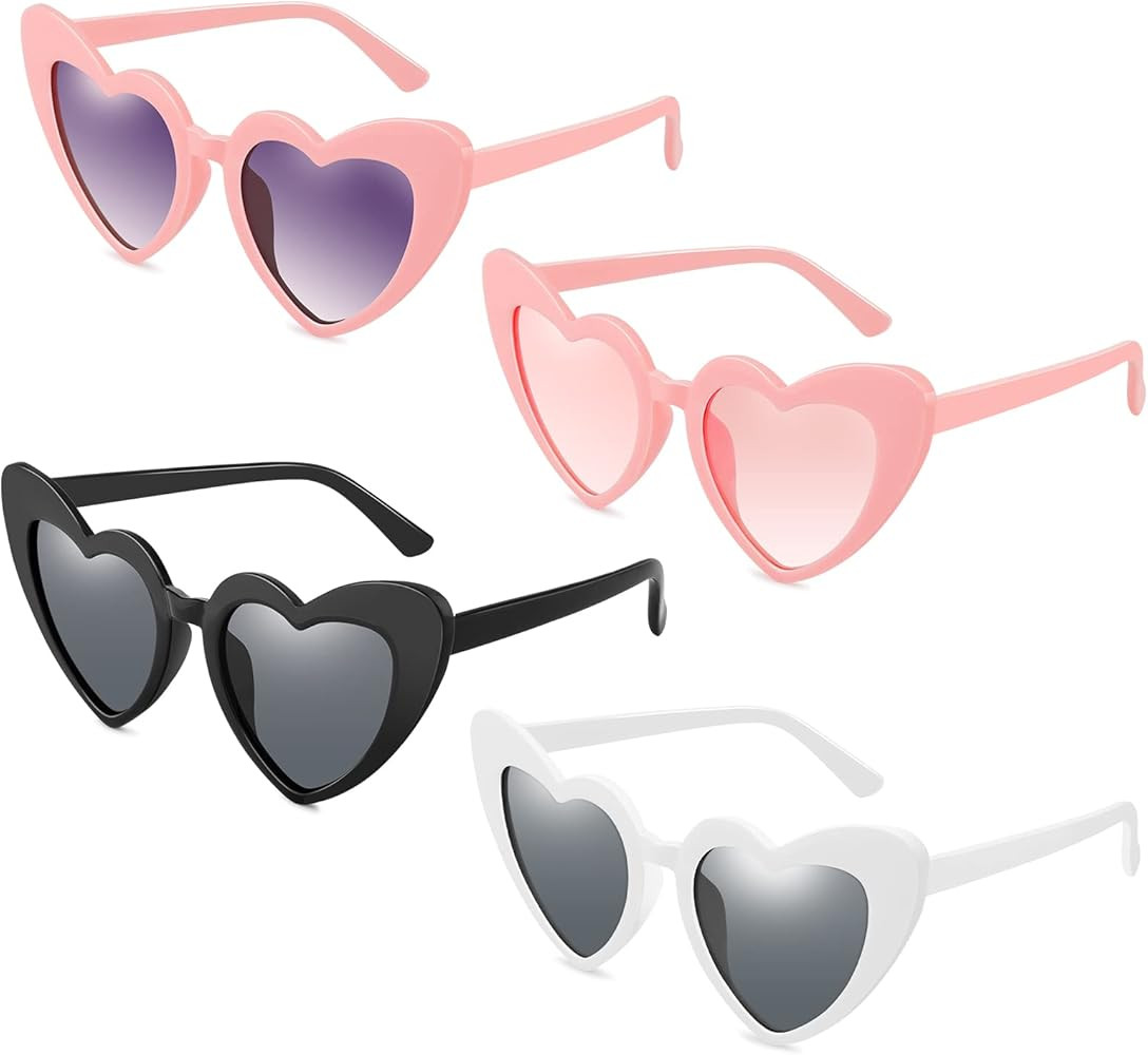 Heart glasses for women taylor swift sunglasses bachelorette sunglasses Cat Eye  Party Favors a... | Amazon (US)