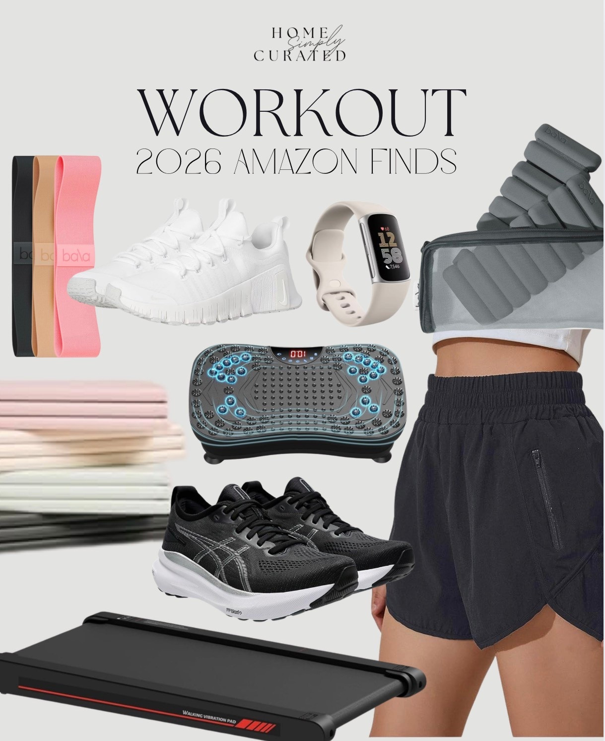 Head into 2026 with an attainable workout routine and these budget friendly Amazon finds!! 



2026, New Year resolutions, workout routine, healthy lifestyle, Amazon finds, New Year New Me, workout best sellers, walking pad, bala bands, asics, black short, workout gear, home gym, yoga mat, Fitbit 

#LTKfitnessgoals #LTKSeasonal #LTKdayinmylife