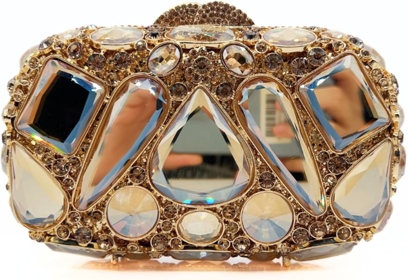 Women Rhinestone Evening Bag Luxury Diamond Clutch Crystal Party Purse Formal Sparkly Handbag for... | Amazon (US)