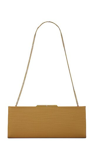 Saint Laurent Small Midnight Pochette Bag in Sahara Beige | FWRD | FWRD 