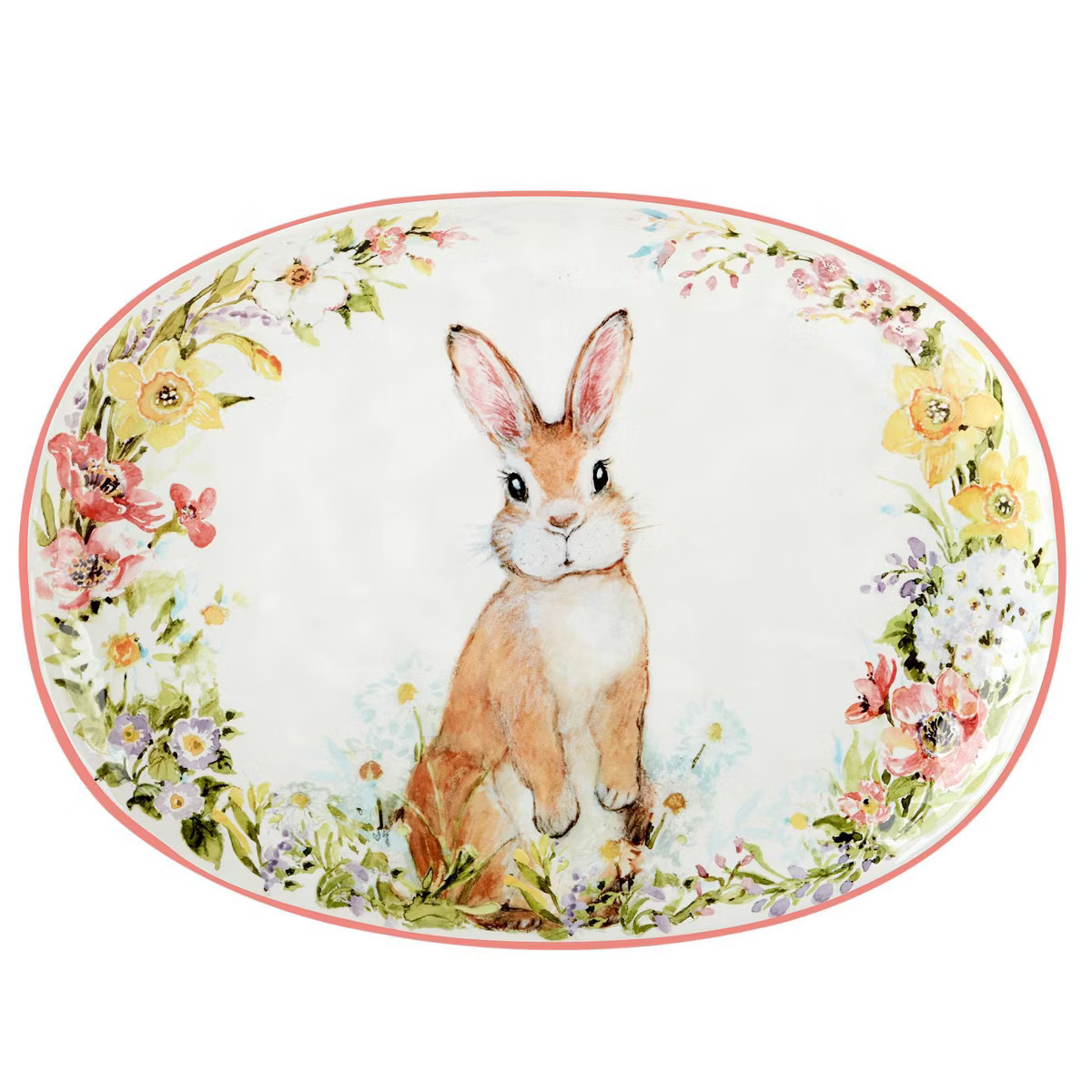 Easter Garden Oval Serving Platter - Certified International | Target