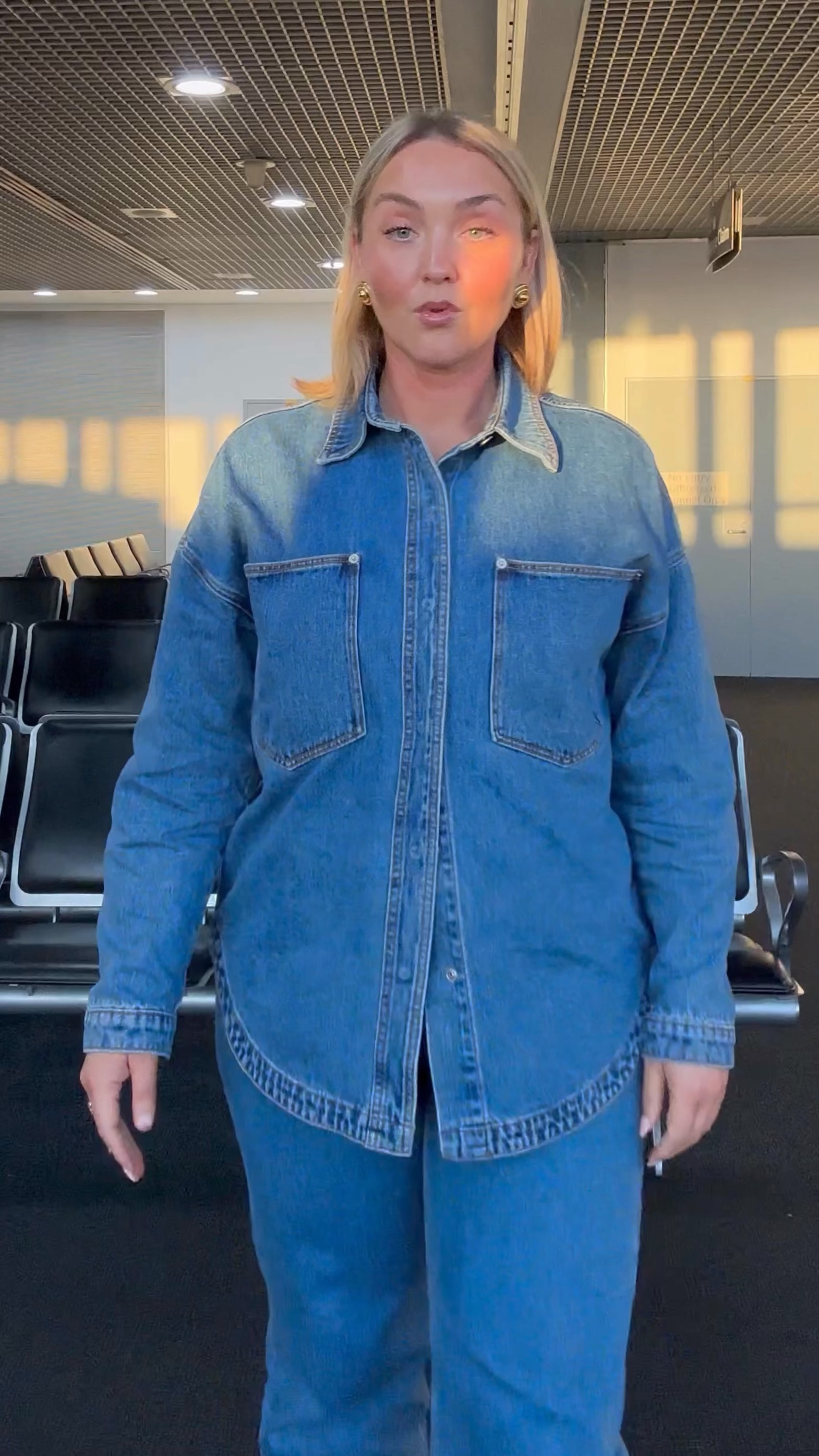 Double denim ootd 