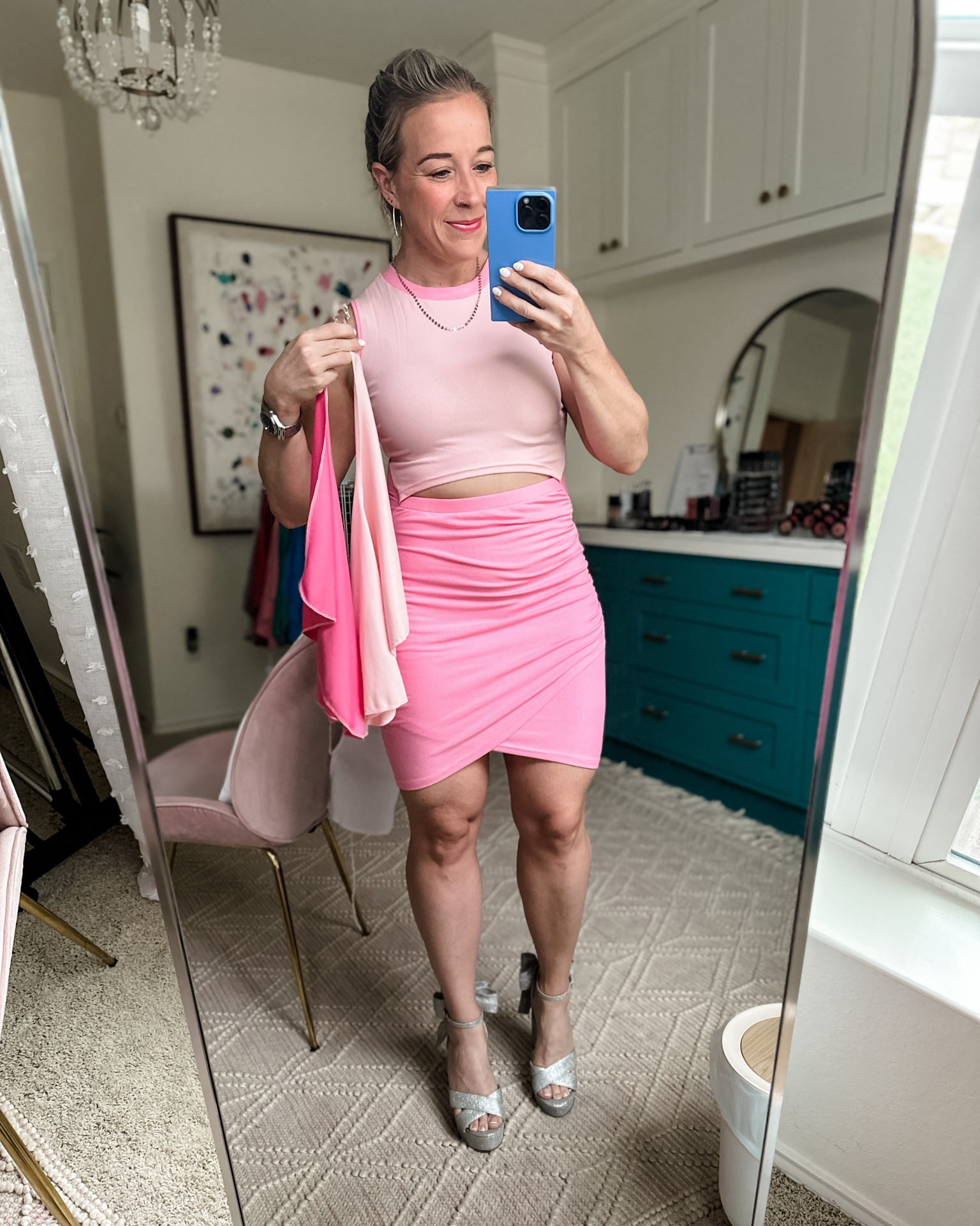 My newest Amazon dress purchase in a pretty pastel rose and rose #hocsummer color combo!

Amazon dress 
Bodycon dress
Cutout dress 
Pink House of Colour dress

#LTKwedding #LTKunder50 #LTKstyletip